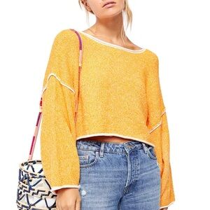 Free People - Bardot solid sweater, Size small